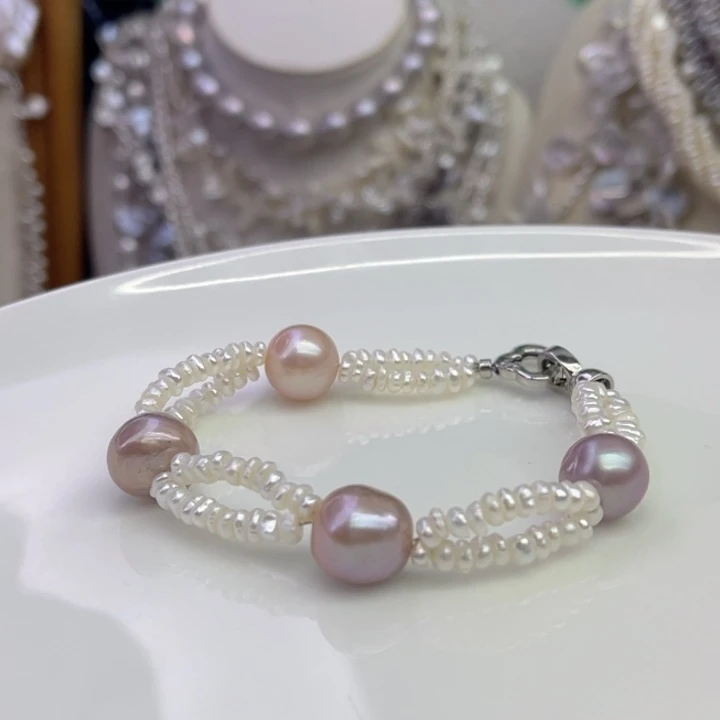 未镶嵌淡水珍珠手链