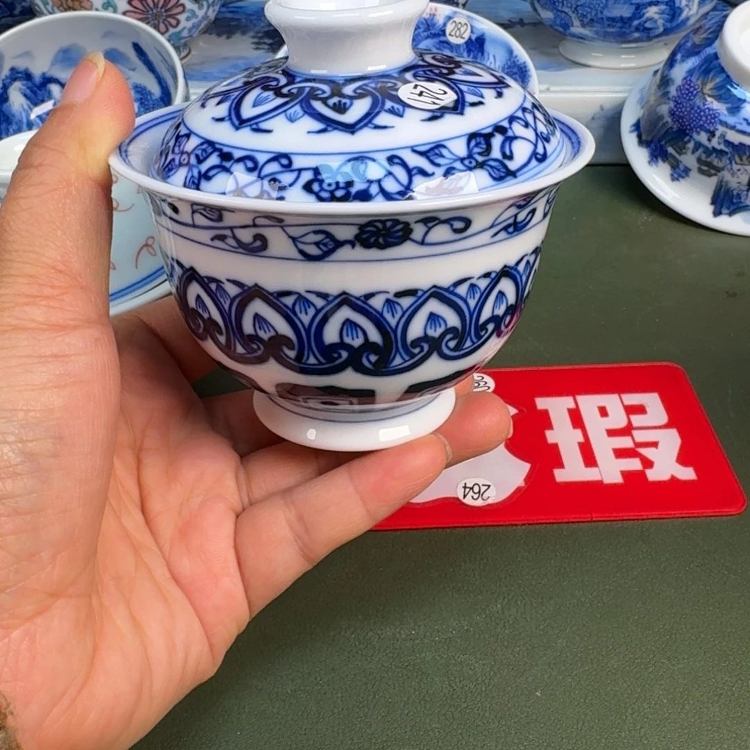陶景德镇纯手绘茶具圆圆241