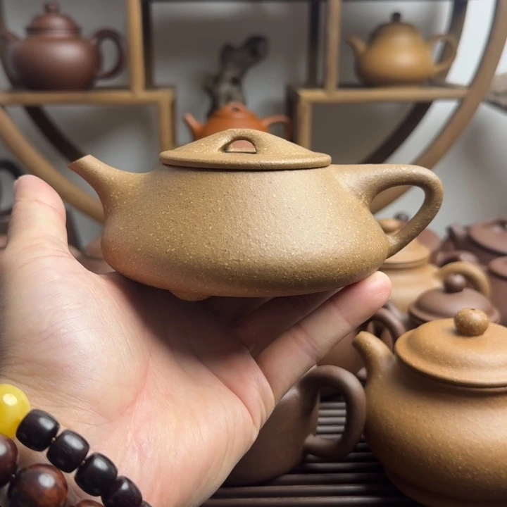 茶壶紫砂光明石瓢280cc台西梨皮老段