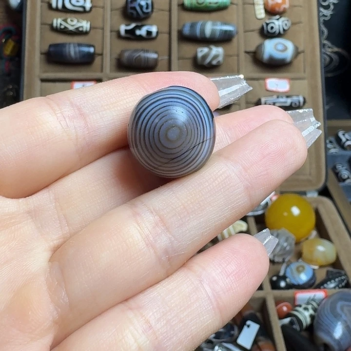 玛瑙/玉髓单珠未镶嵌