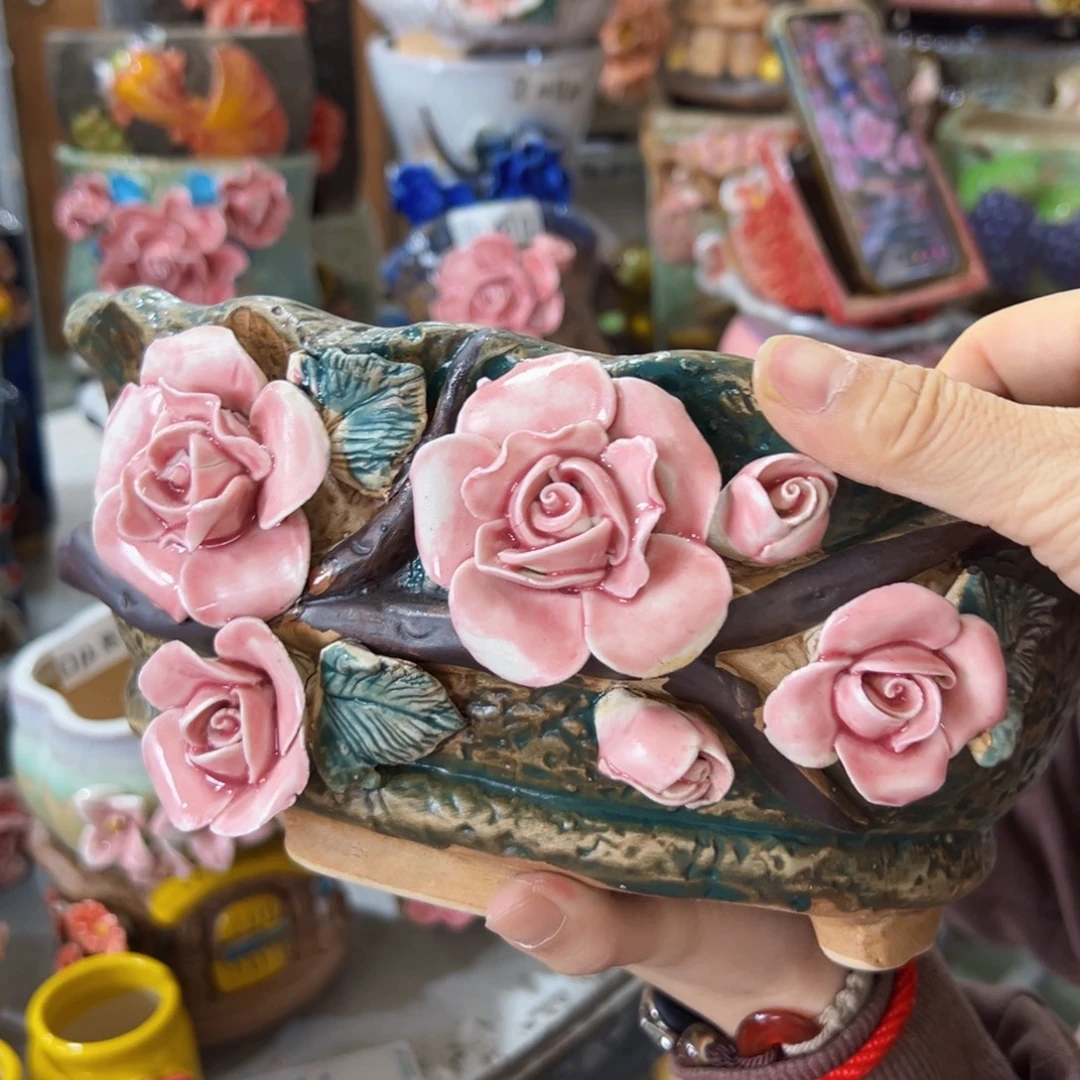 本场满100送一个花盆