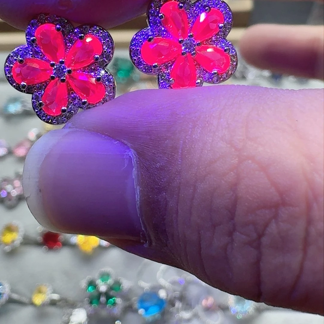 绿水晶戒指银S925镶嵌