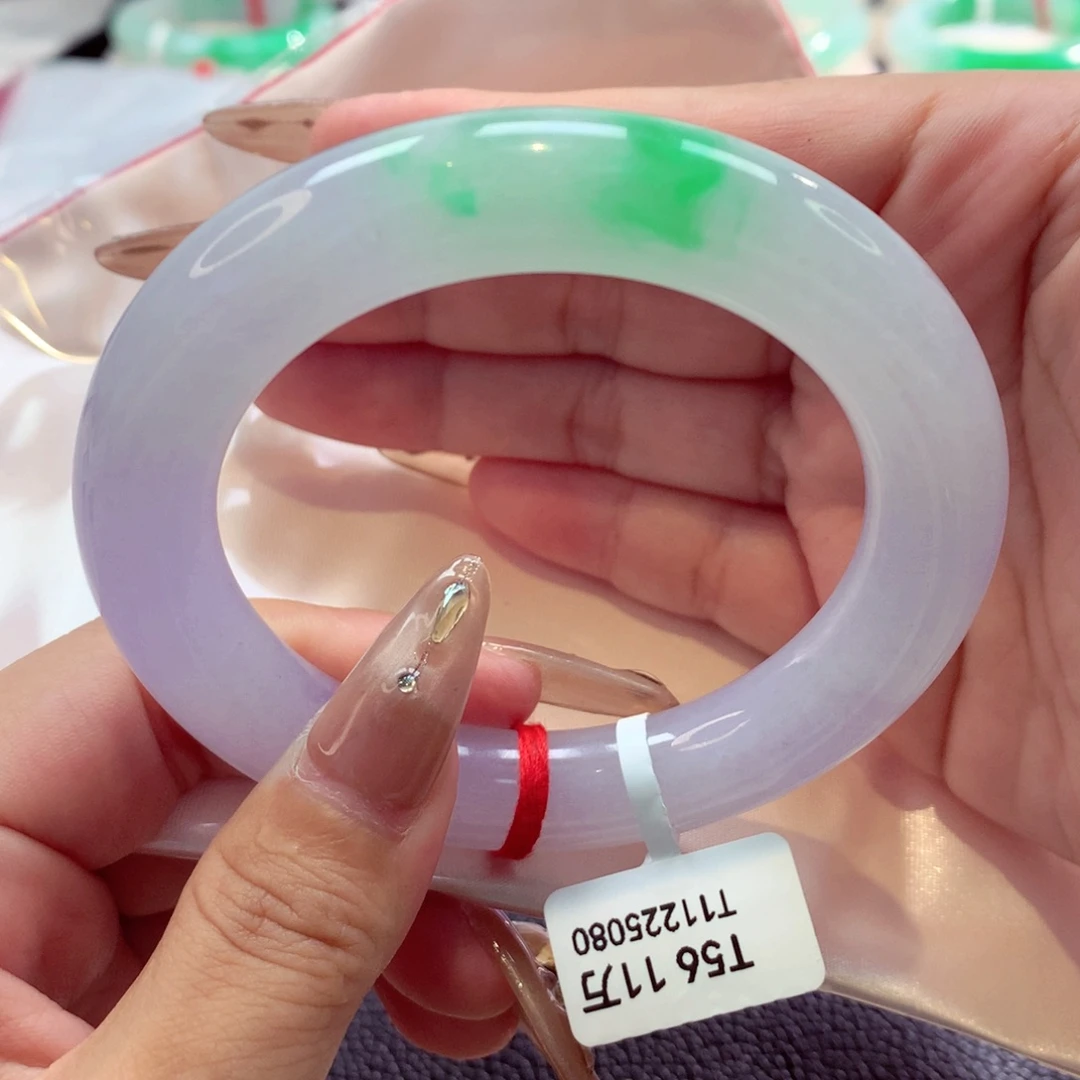 未镶嵌手镯翡翠上新冰春彩推荐29号11