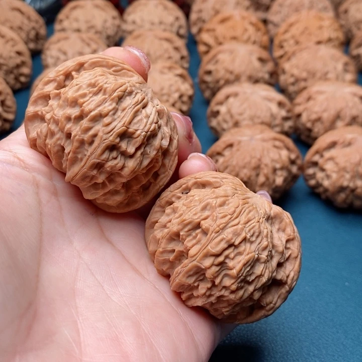 文玩核桃把件44磨盘