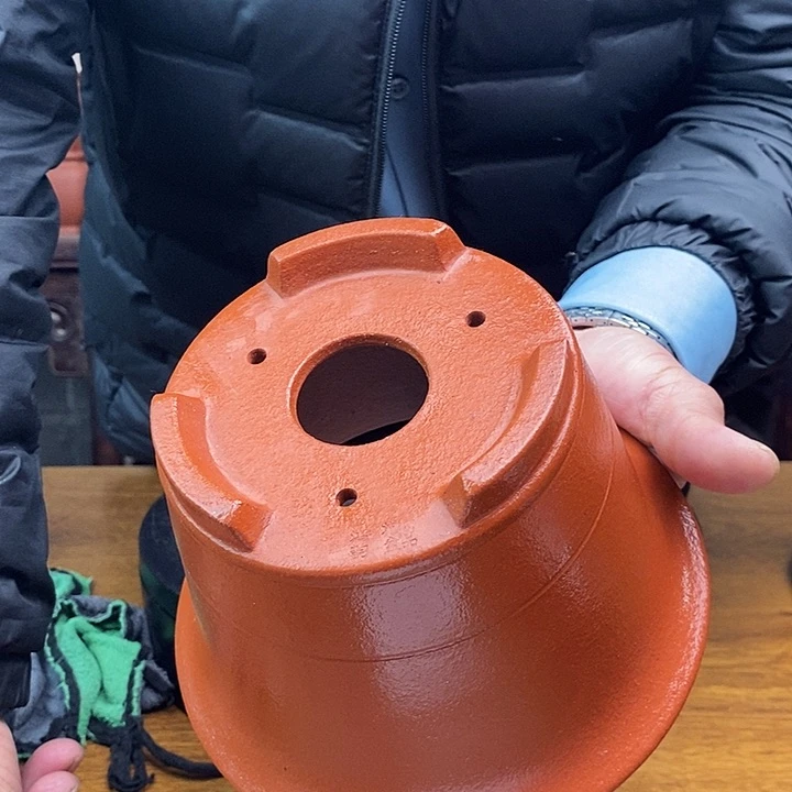 紫砂花盆货号一只WP999