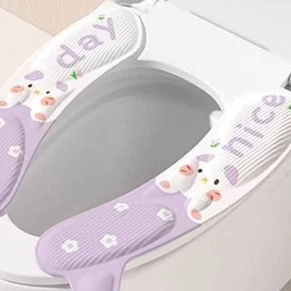 EVA马桶坐垫四季通用免洗水洗防水两片式家用粘贴坐便器垫圈垫子