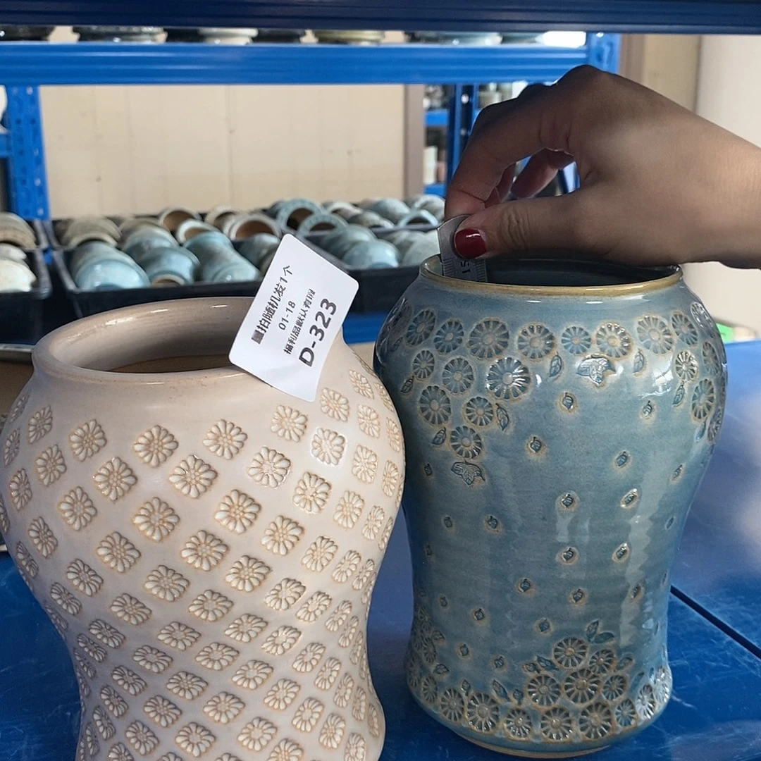 七里烧花盆1-18-323口径8