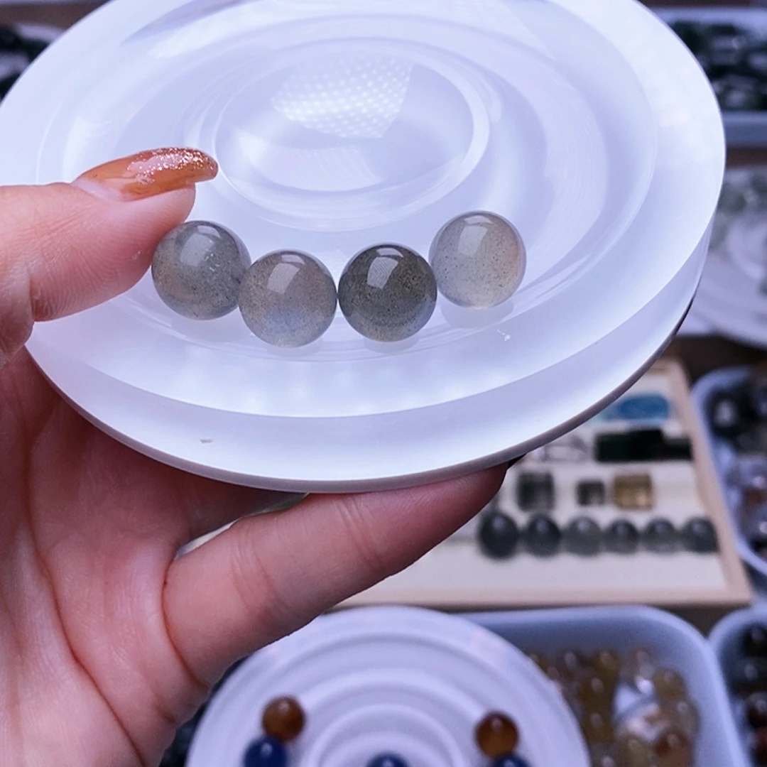 水晶天然水晶定制打孔不退不换未镶嵌