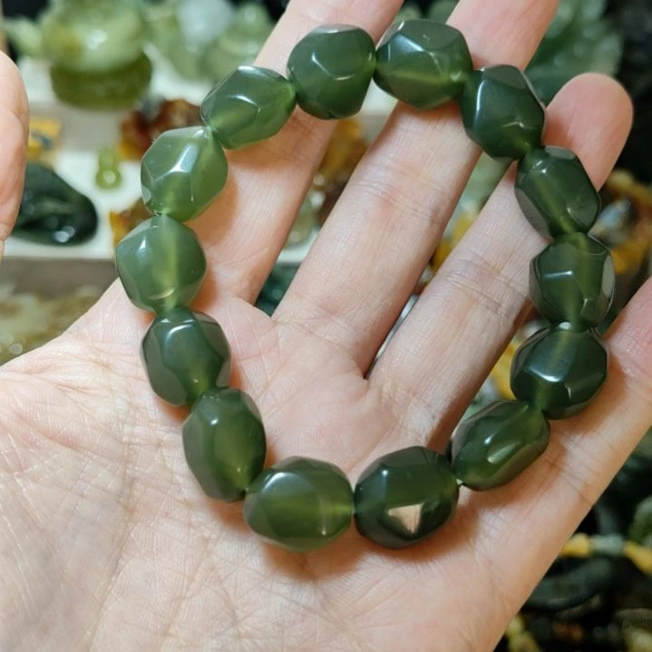 岫玉未镶嵌手串手串