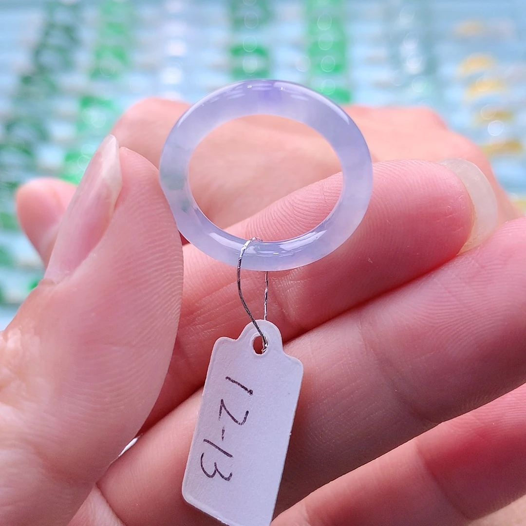 翡翠戒指未镶嵌A货缅甸翡翠