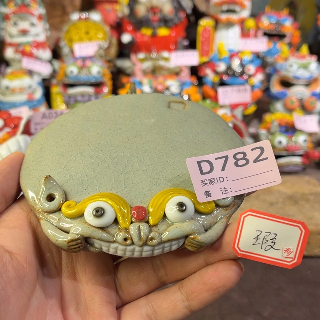 泥塑纯手工茶宠摆件