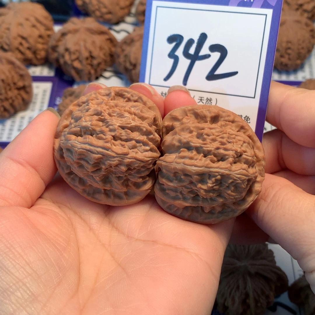 文玩核桃把件342白狮子4.1