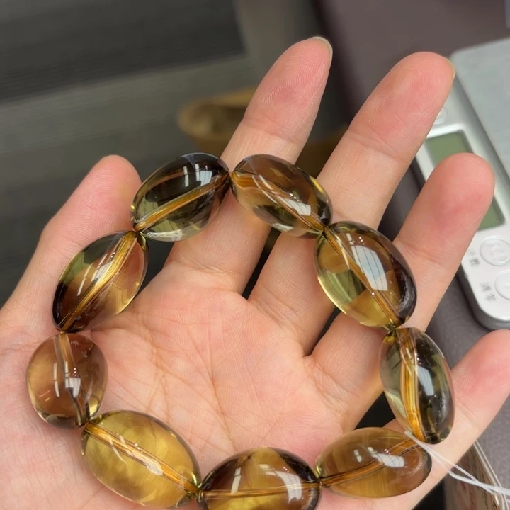 未镶嵌手链水晶黄水晶