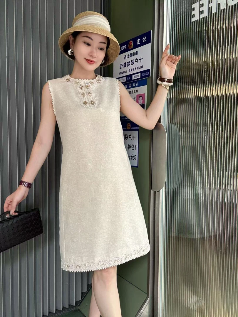 【珍珍粉丝专享】A13深圳南油高端女装2025夏季新品连衣裙