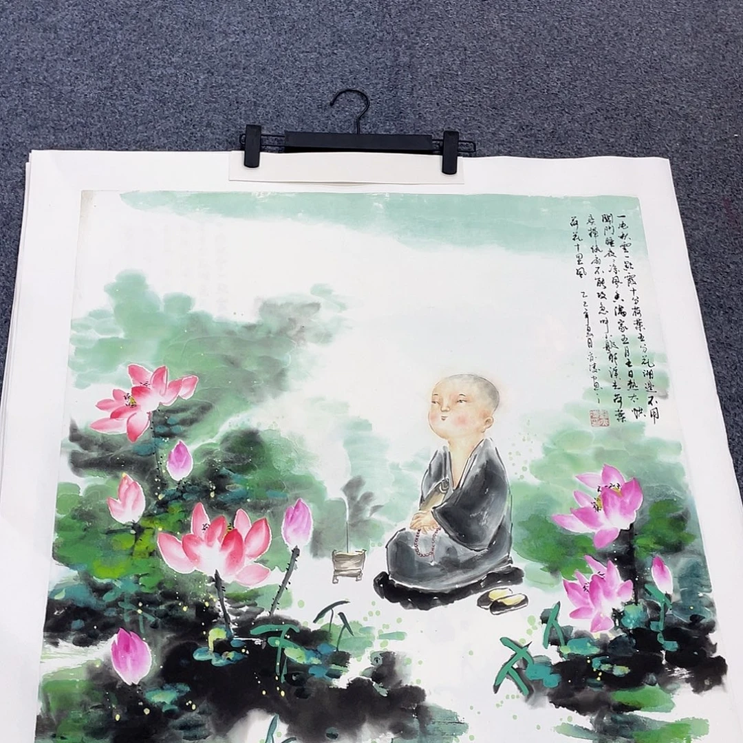 国画作品小姐姐放漏…
