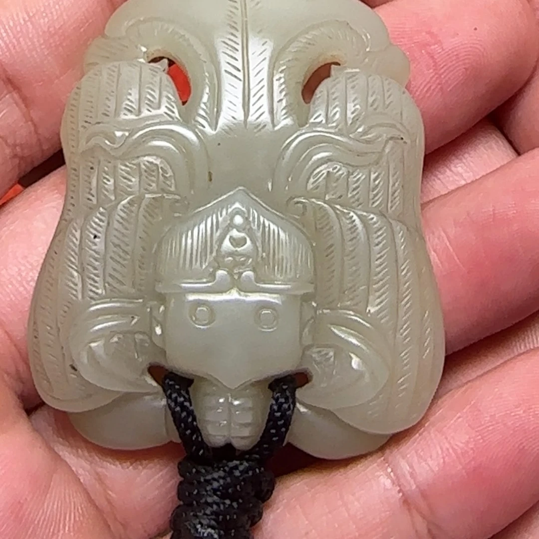 和田玉把件未镶嵌为****赴