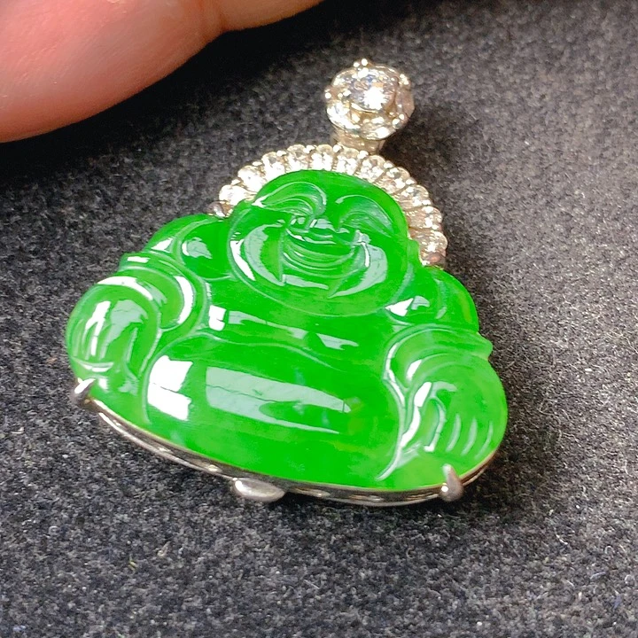 颈饰银S925镶嵌翡翠翡翠多样性