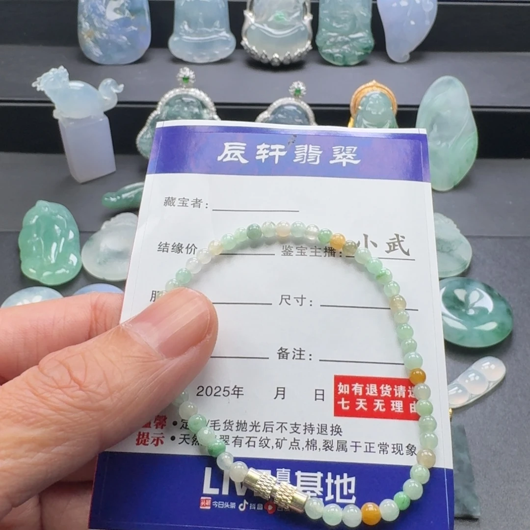 翡翠未镶嵌颈饰     6