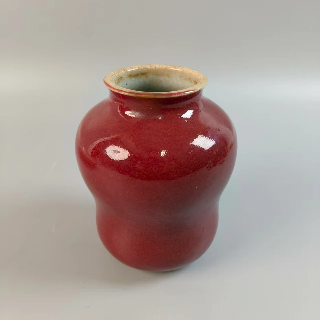 祭红釉葫芦罐3060033