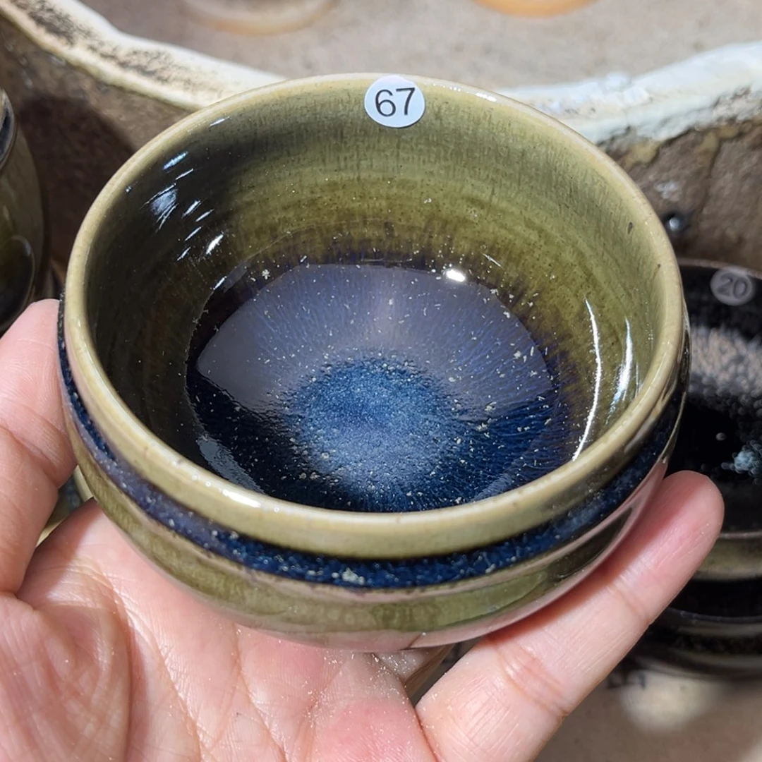 茶盏义兴龙窑坚持真柴烧