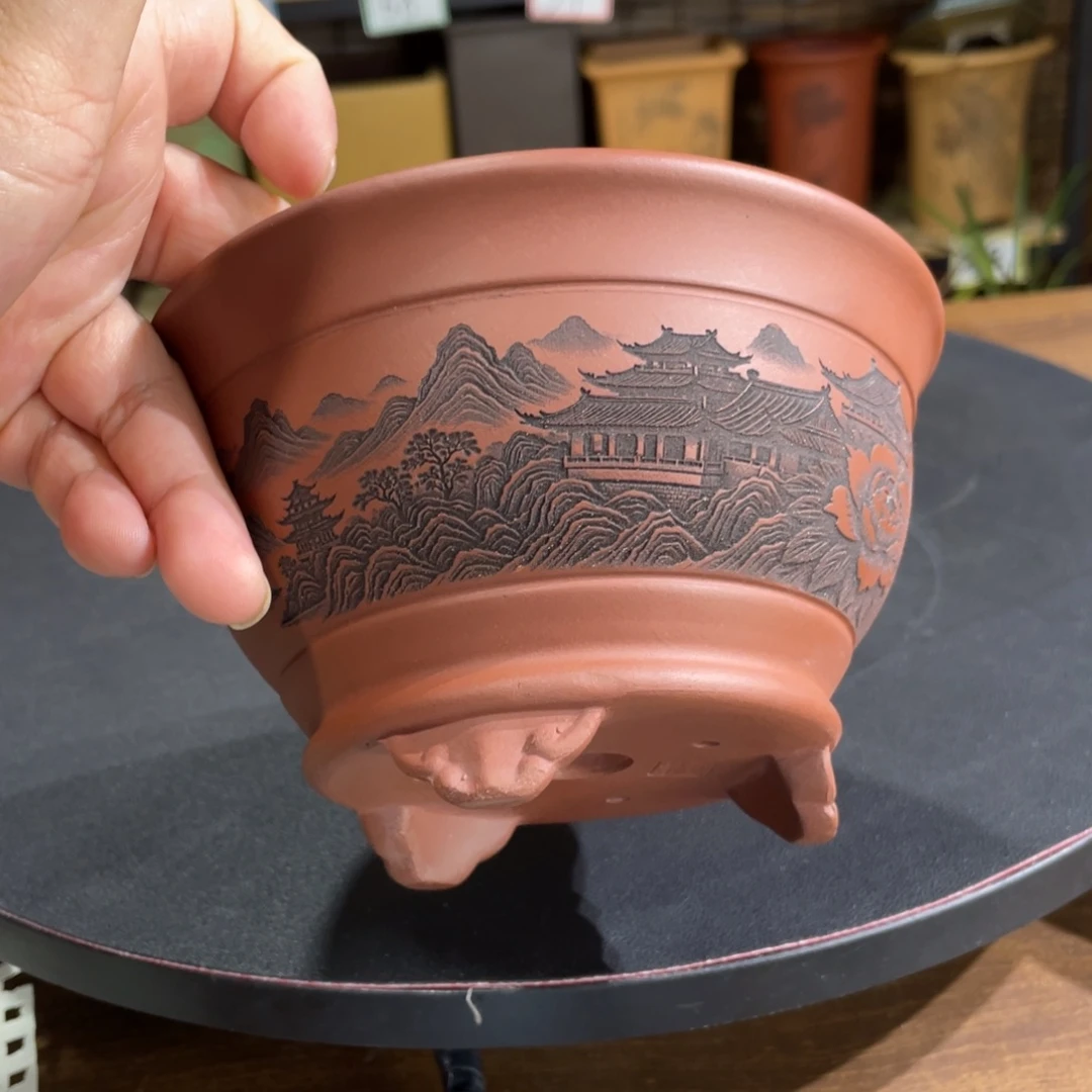 紫砂花盆紫砂工艺厂