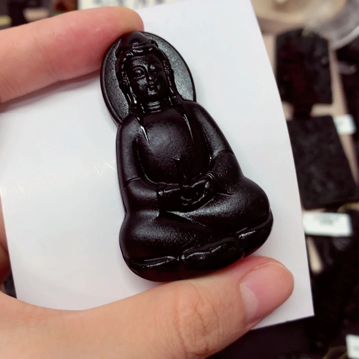 天然a货钢琴黑挂件