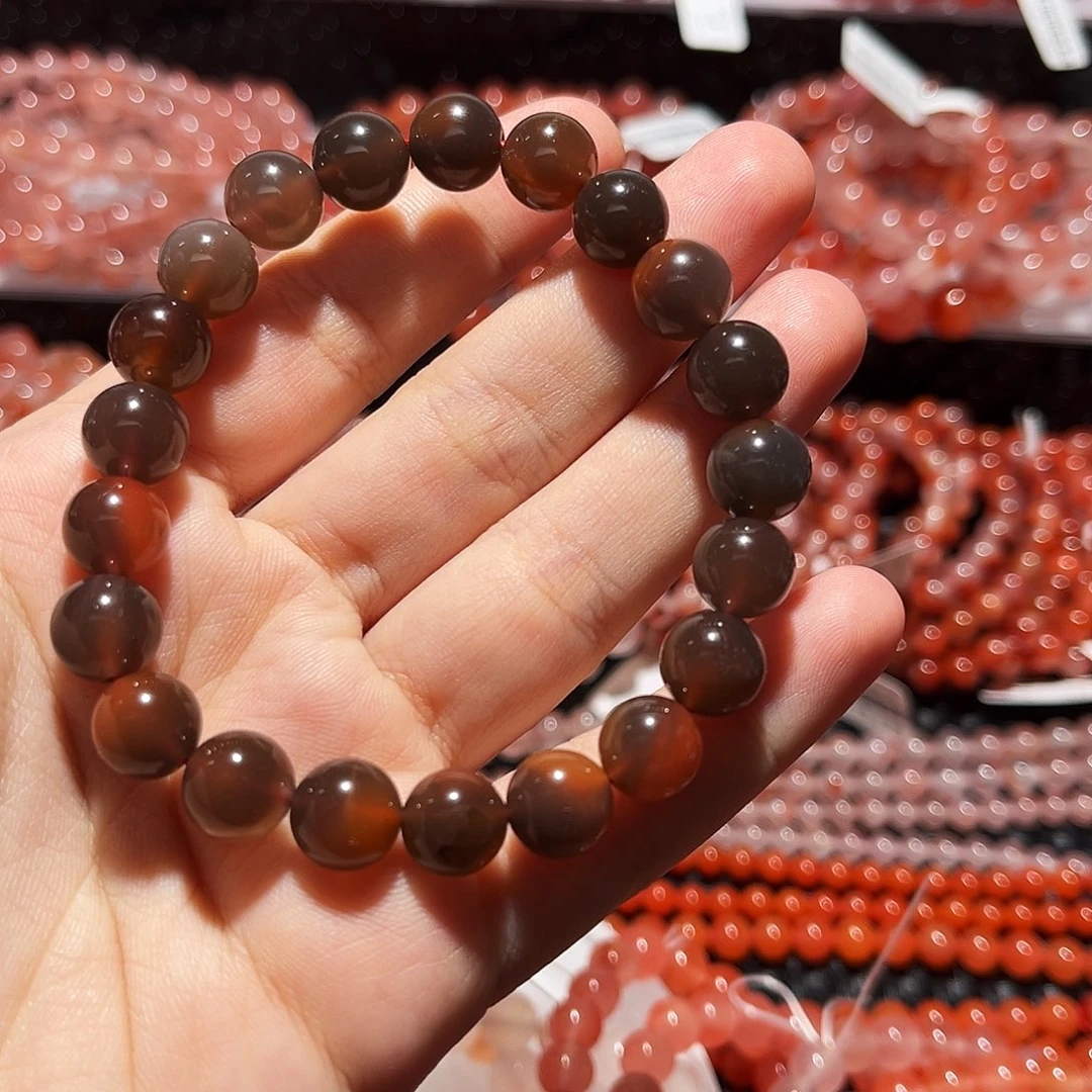 南红玛瑙未镶嵌手链