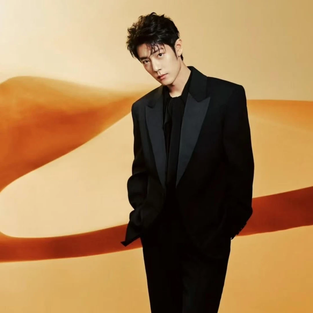 【侠之大者】网络盛会肖战同款四种风格西服黑鳞 水钻 缎面⑮天可发