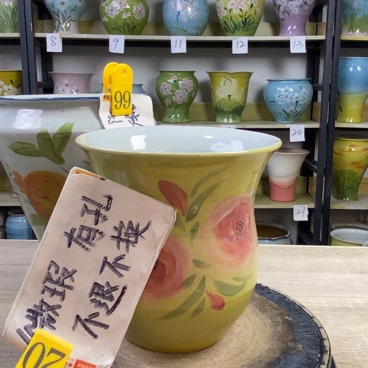 景德镇高温陶瓷花盆