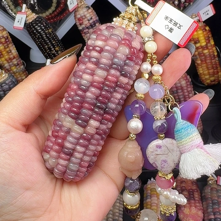 果冻透碎冰冰文玩玉米