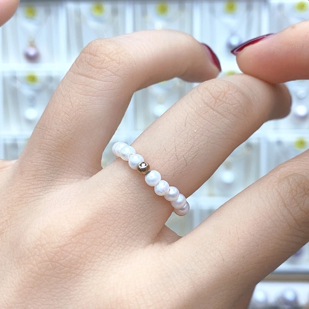 颈饰合金淡水珍珠