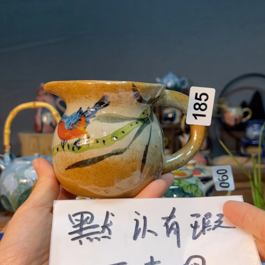 杯素浅陶瓷手工手绘