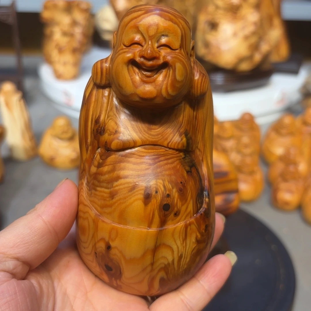 用***4木太行崖柏弥勒佛瘤疤