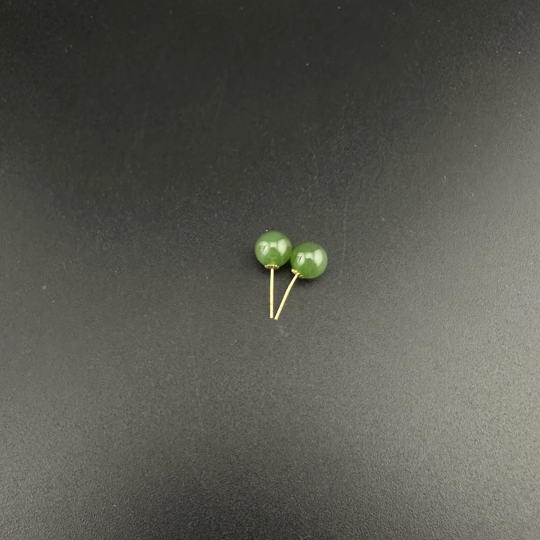 BY1220FPXQ标059 北玉精选 和田玉耳饰 多样性发货