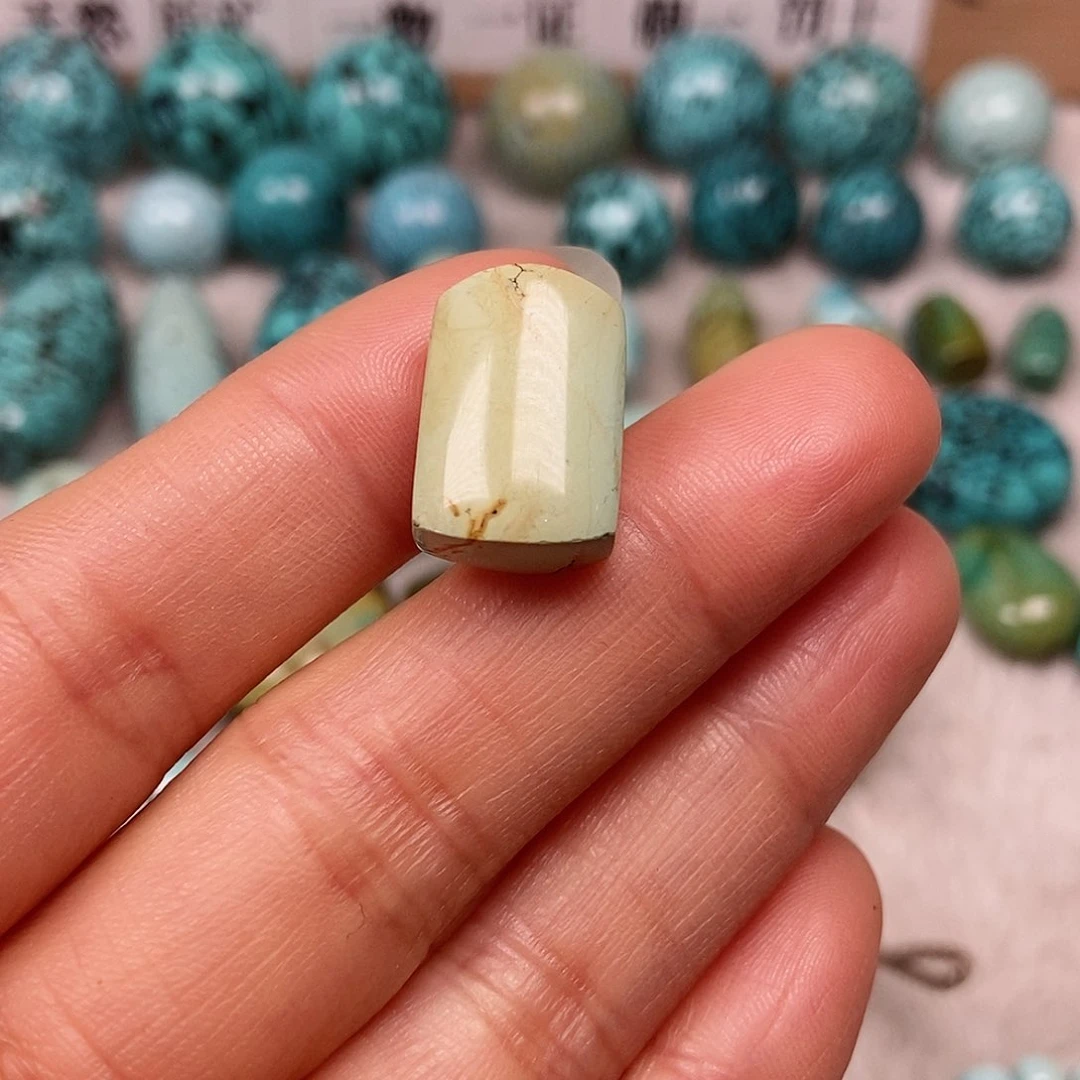 未镶嵌绿松石珠宝半成品