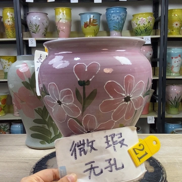 景德镇高温陶瓷花盆