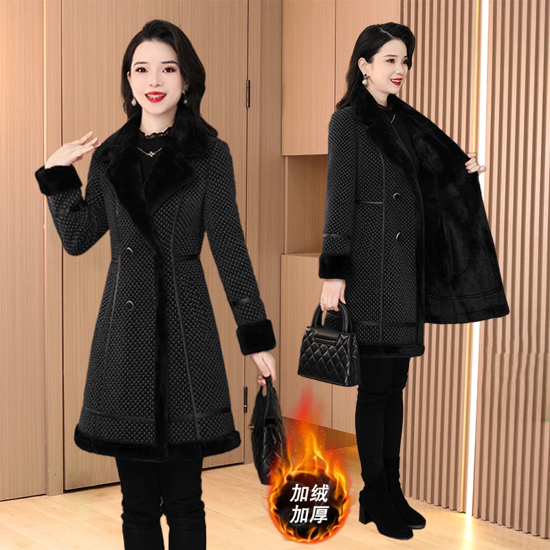 【外套】23782梦梦冬季新款优雅气质时尚大气休闲毛呢外套-ASJ