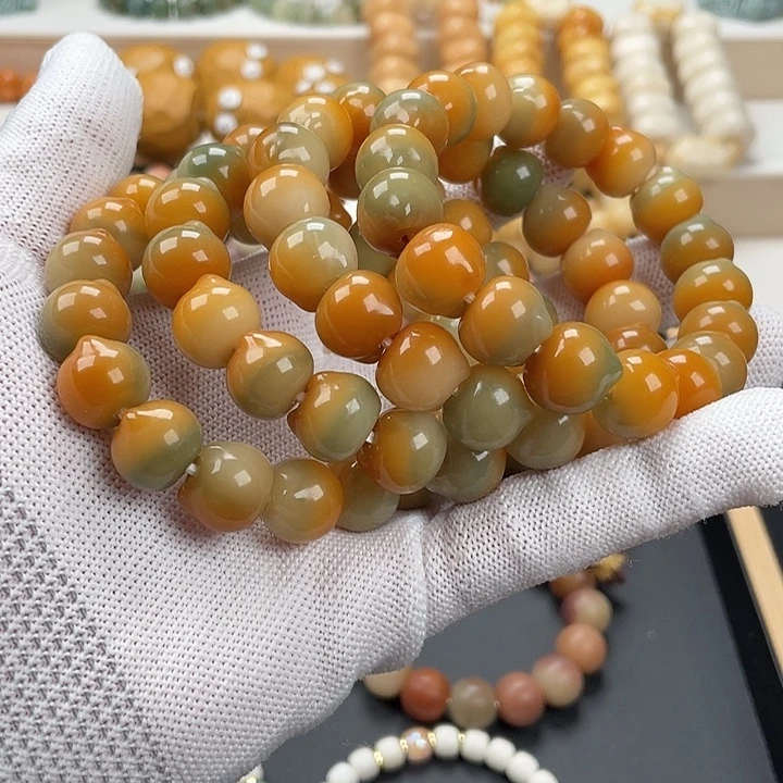 吊坠白玉菩提卡14百香果猫头通货一条