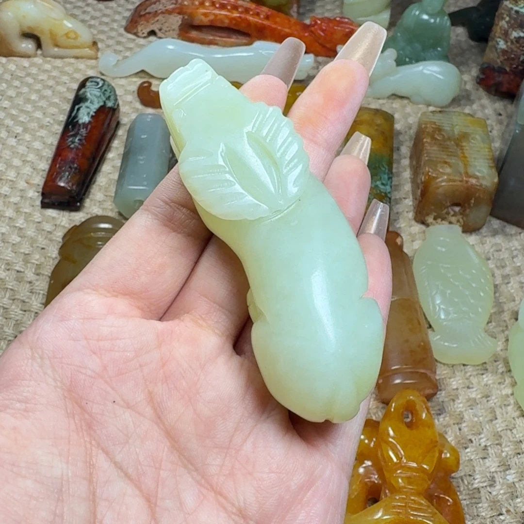 吊坠白玉菩提挂件