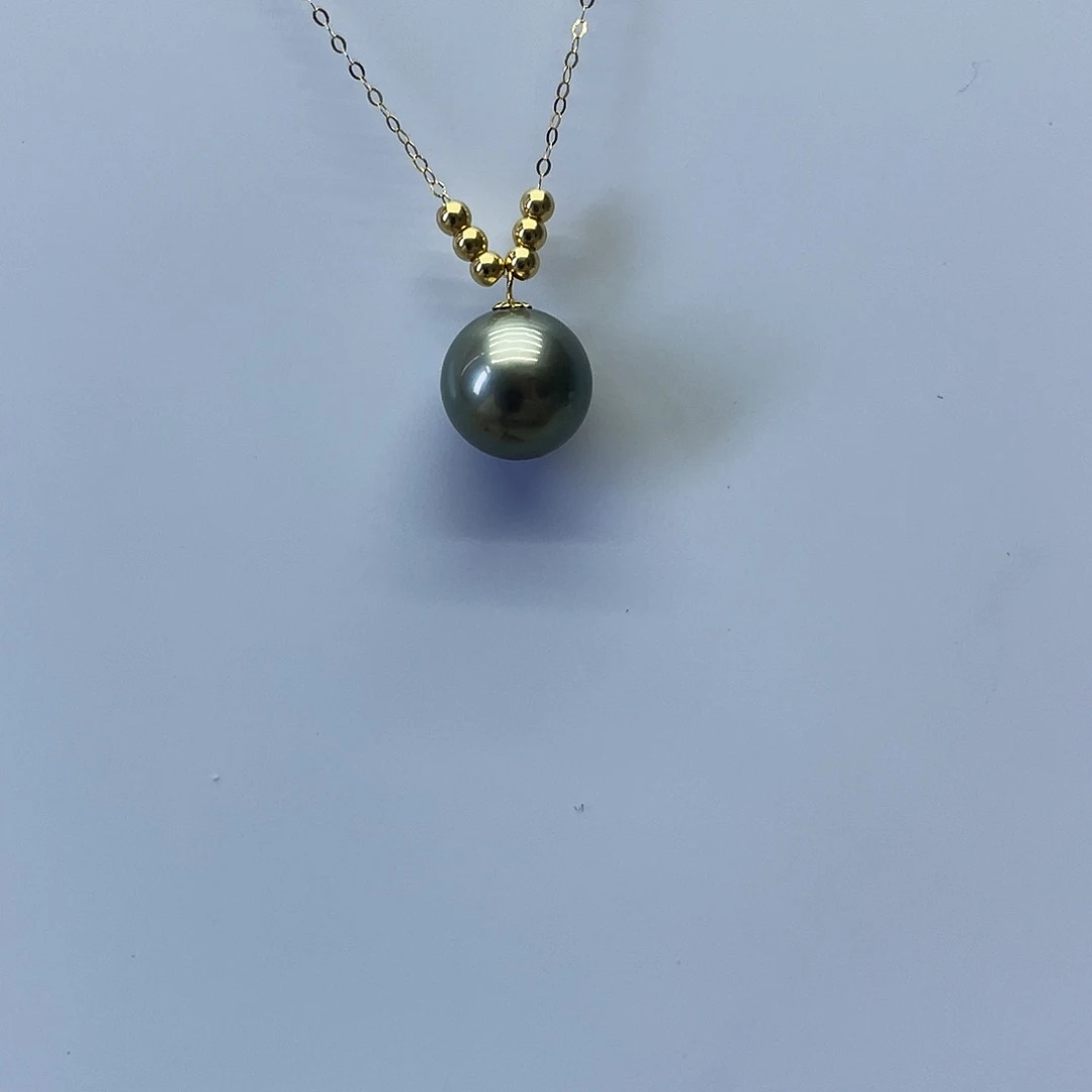 海水珍珠18K金镶嵌颈饰