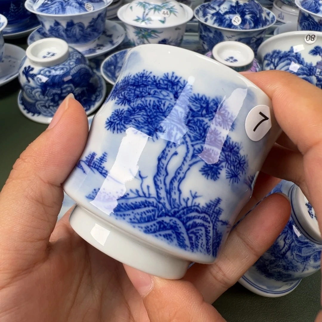 木木景德镇纯手工纯手绘茶具7