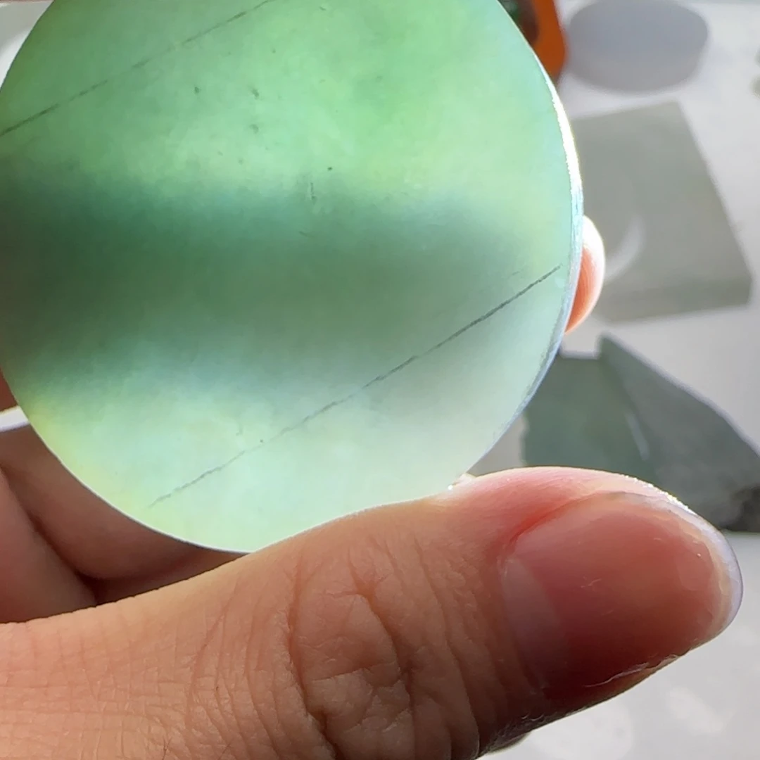 定***波翡翠挂件未镶嵌翡翠