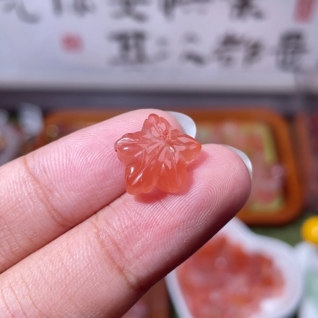 南红玛瑙未镶嵌挂件14639
