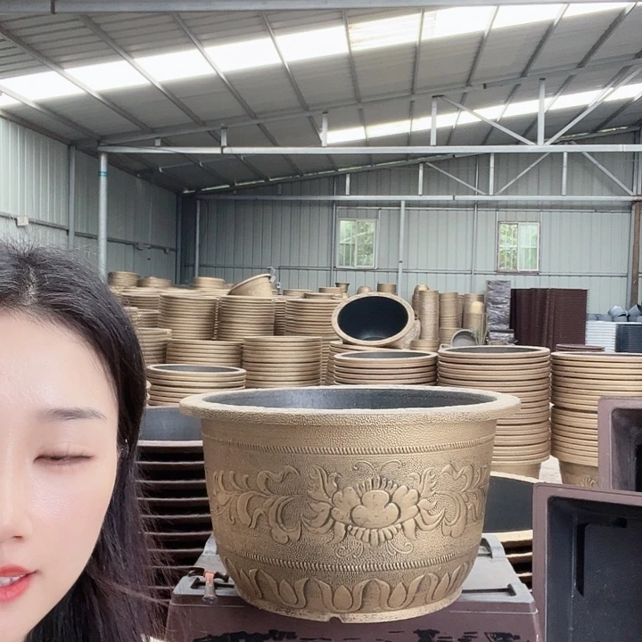 圆形83花盆4个有孔