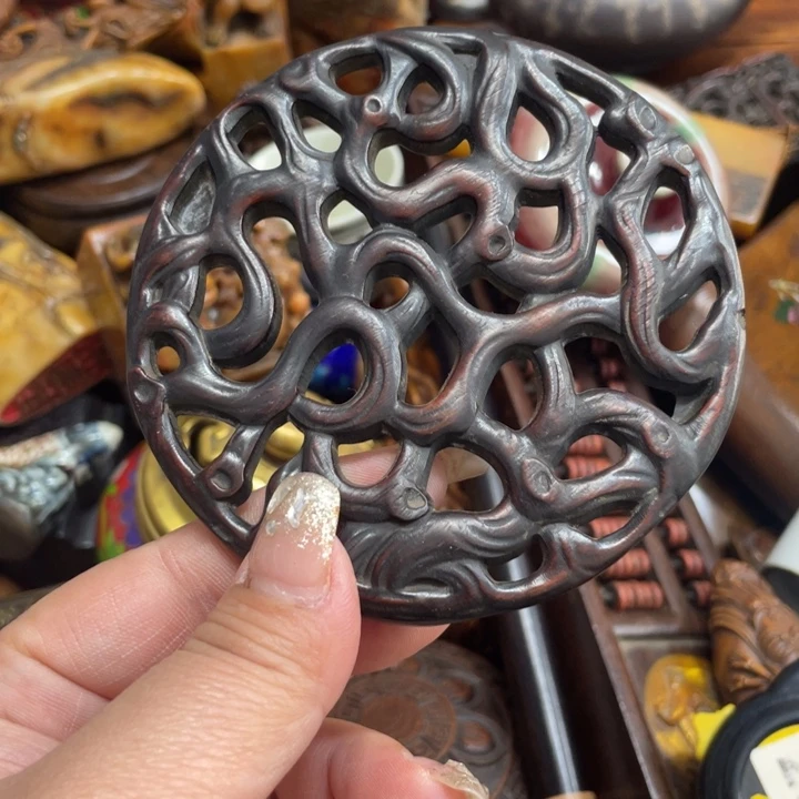 紫檀木类端景台陶瓷陶瓷艺术品