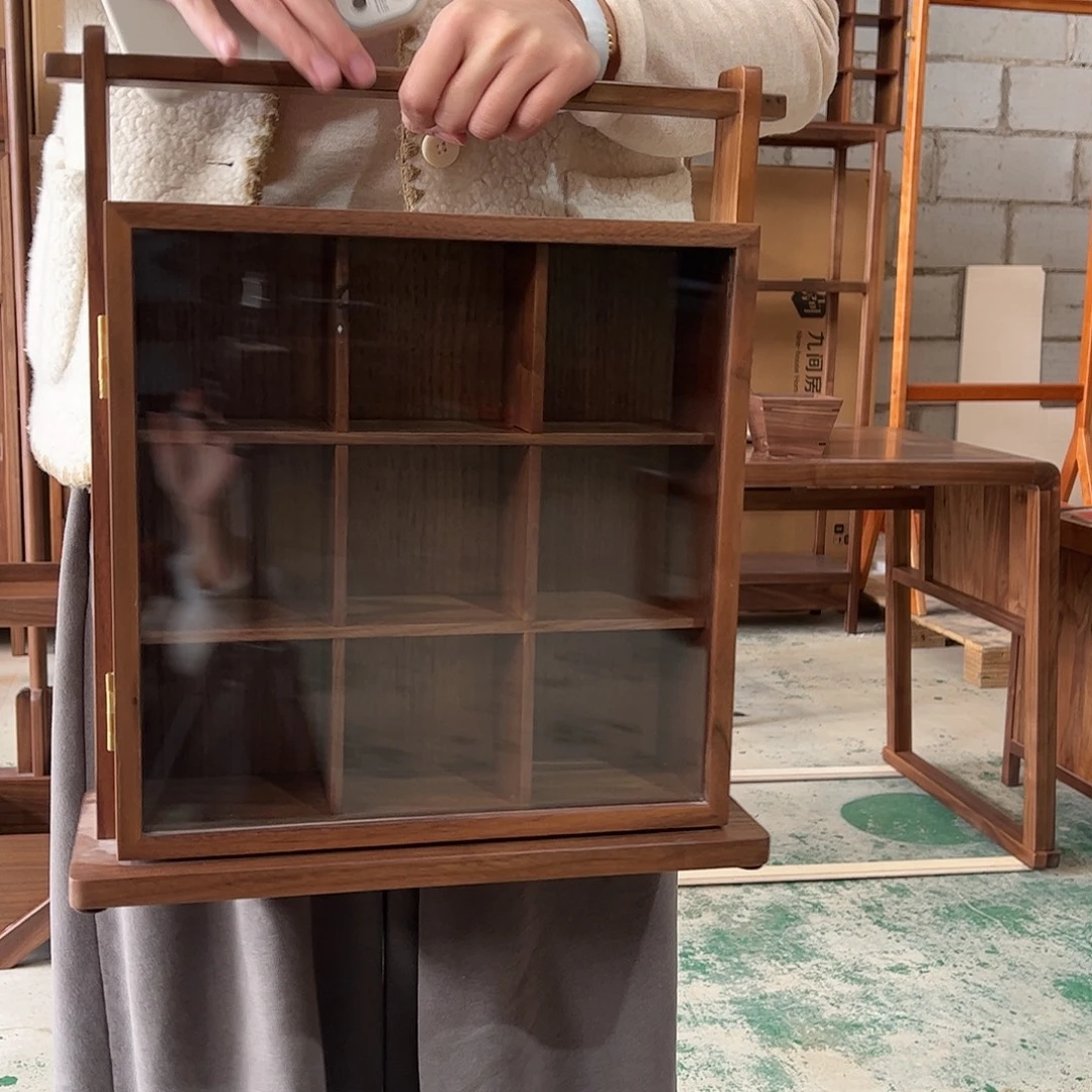 木（红木类）提梁九宫格