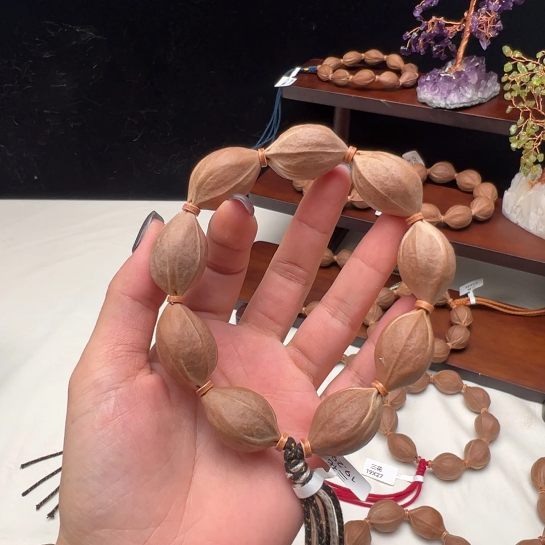九***头手串/手链橄榄核梅林铁核手串/19X29