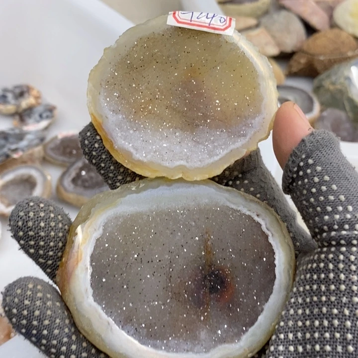 珠宝半成品紫晶未镶嵌