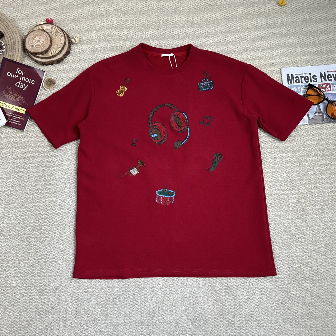 2025早春新款宽松百搭时尚卡通印花短袖T恤8730