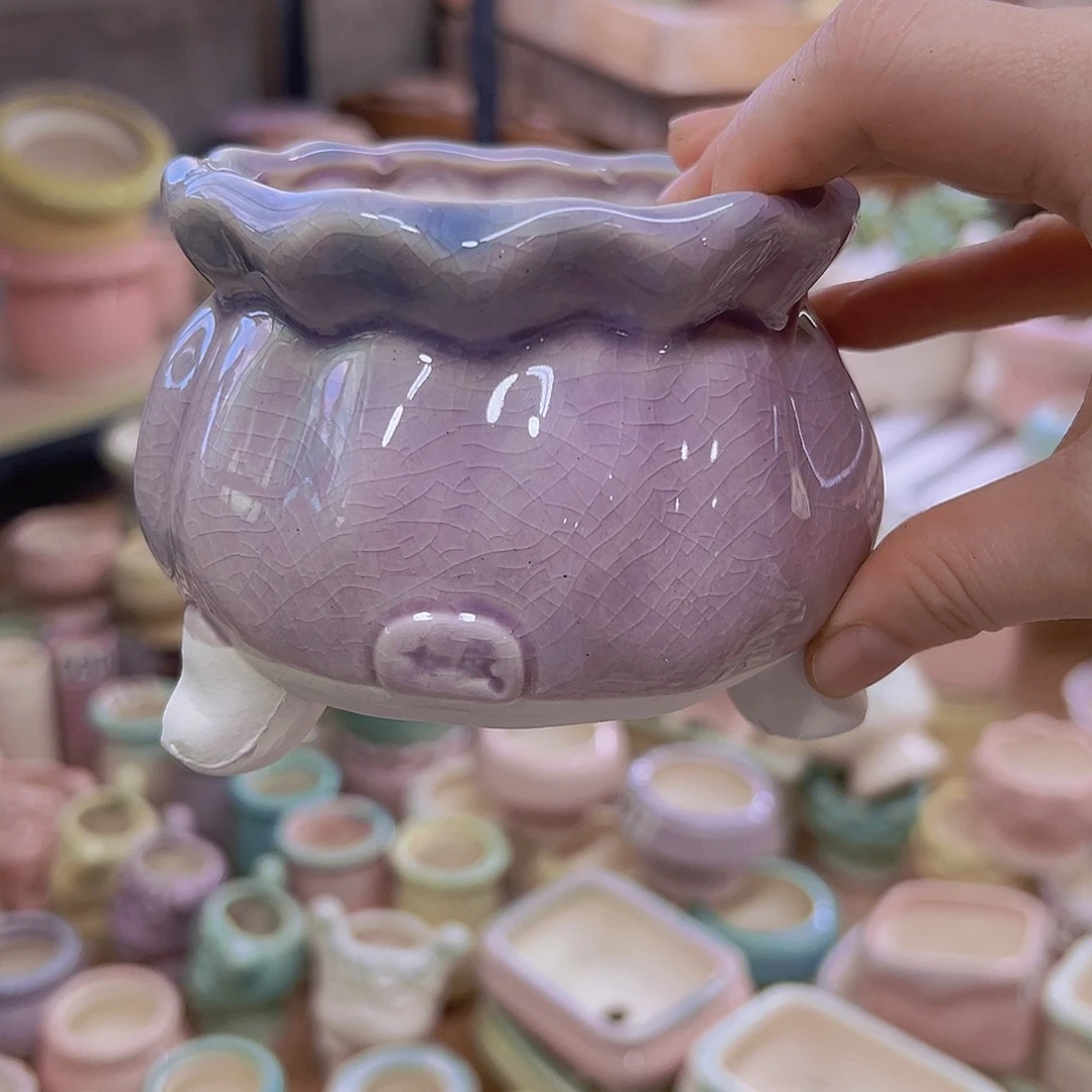 陶瓷花盆单场满12包邮